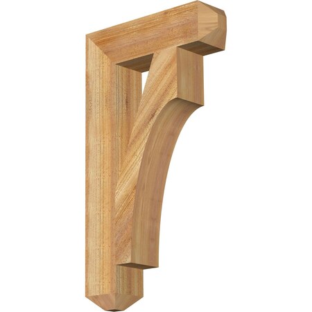 Westlake Craftsman Rough Sawn Bracket, Western Red Cedar, 4W X 16D X 28H